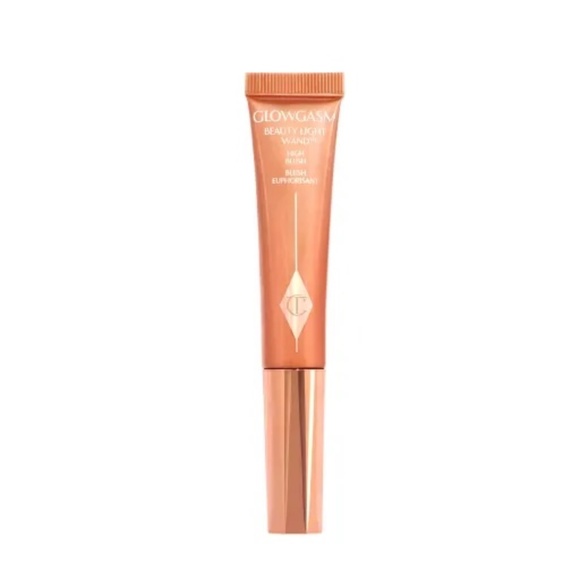 NIB Charlotte Tilbury Glowgasm Beauty Light Wand High Blush in Peachgasm - Picture 1 of 11